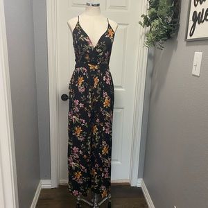 Floral printed pantsuit